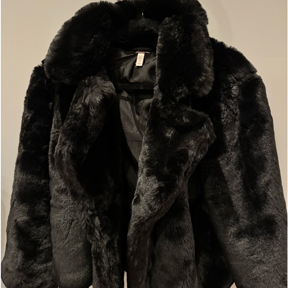 Faux fur jacket